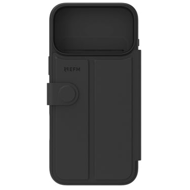 EFM Venice Wallet Case for iPhone 17 Pro Max - Black